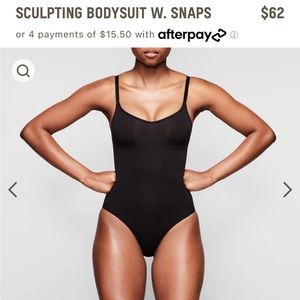 Skims Sculpting Bodysuit With Snaps